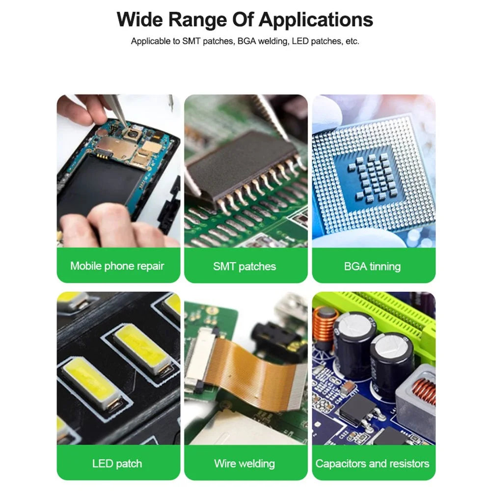 RELIFE HW21 Medium Temperature Solder Paste 40G  /  183-Degree Melting Point for Electronics Soldering (Containing Leaded Silver) - 7