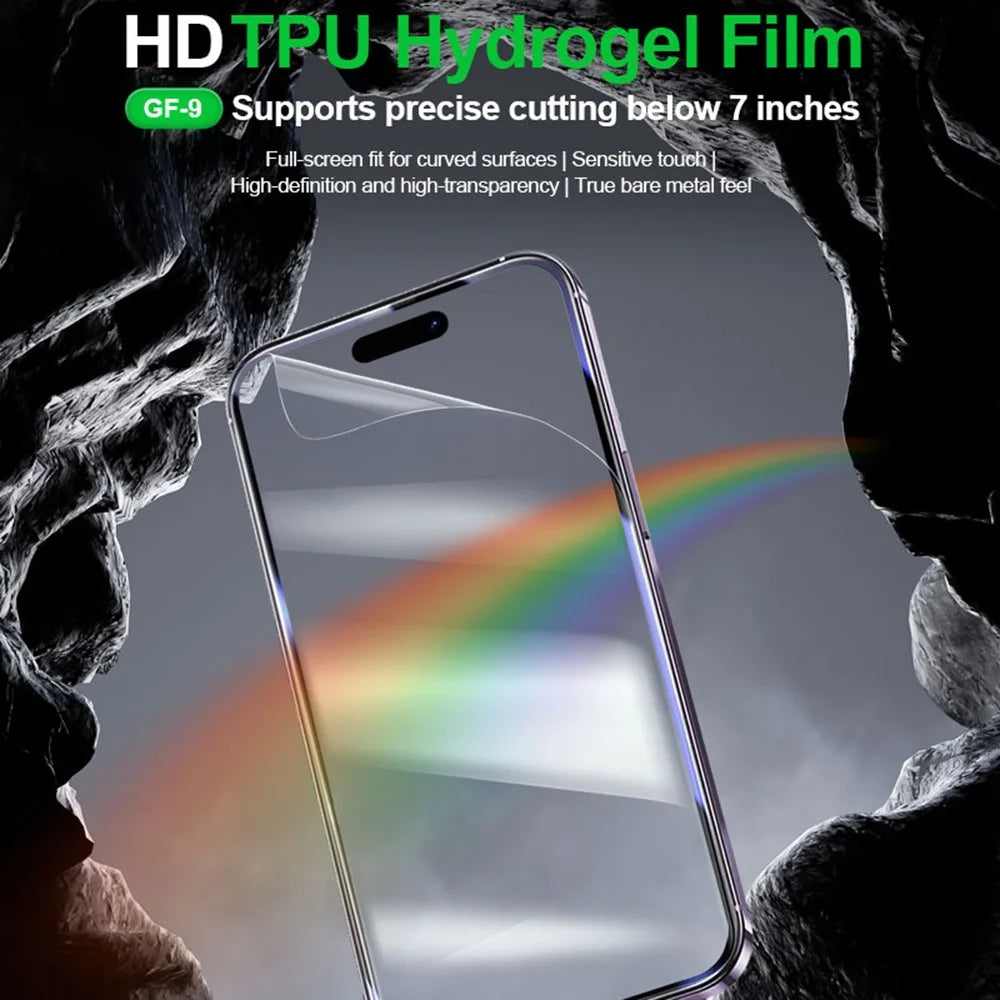 RELIFE GF-9 50Pcs HD TPU Hydrogel Film for Phones Under 7 Inches Screen Protector Full Coverage Sensitive Touch (No Code) - 3