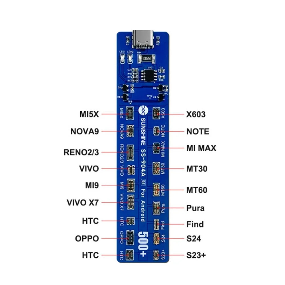 SUNSHINE SS-904A SE For Android 500+ Models Battery Activation Board Overload Protection Auto Polarity Detection - 4