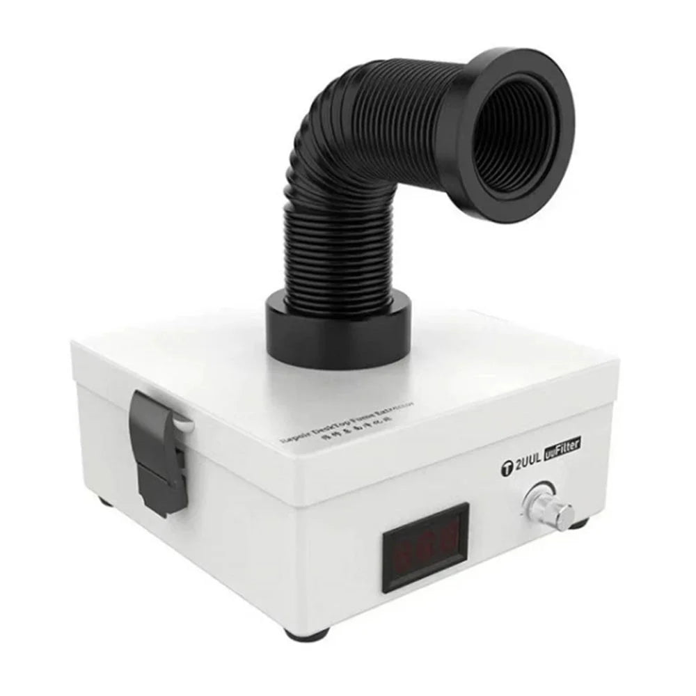 2UUL Carbon Fume Filter Extractor Filtration Purifier Absorber for Micorsoldering Repair - EU Plug - 1