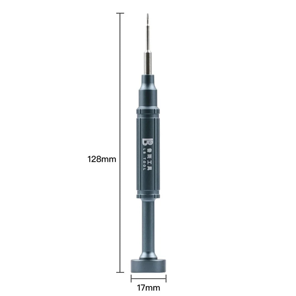 LB TOOL SD-01 S2 Alloy Steel Screwdriver Aluminum Handle Screwdriver for Mobile Phone Repair - 0.8 Pentalobe - 6