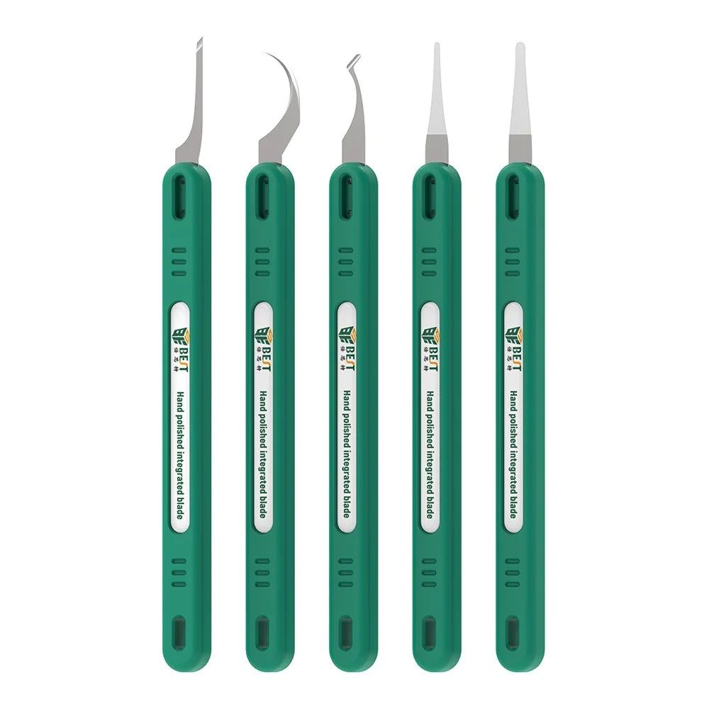 BEST BST-145 5Pcs Multi-Functional Hand-Polished Blade Set Heat-Resistant Integrated Remover Knife Repair Tool Kit - 1