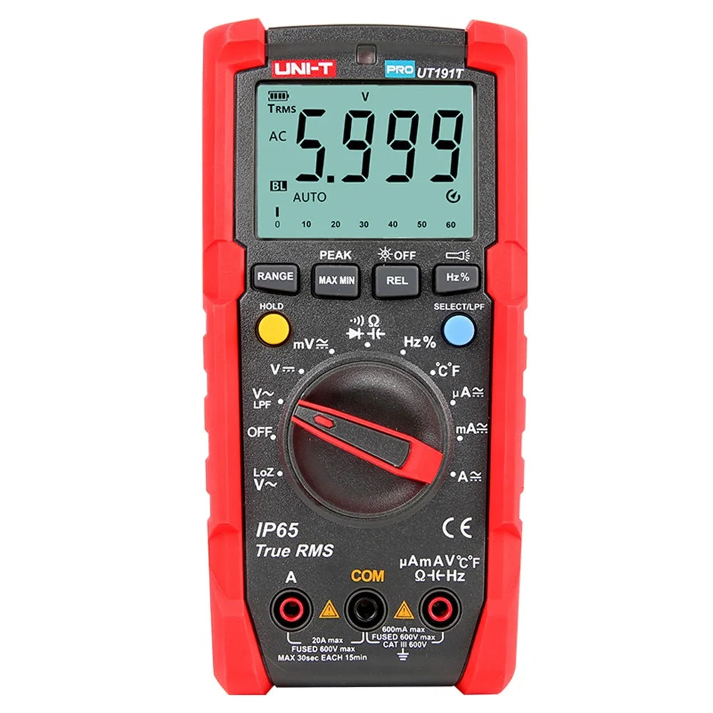 UNI-T UT191T Digital Meter Multimeter Handheld LCD Display Digital Multimeter - 1