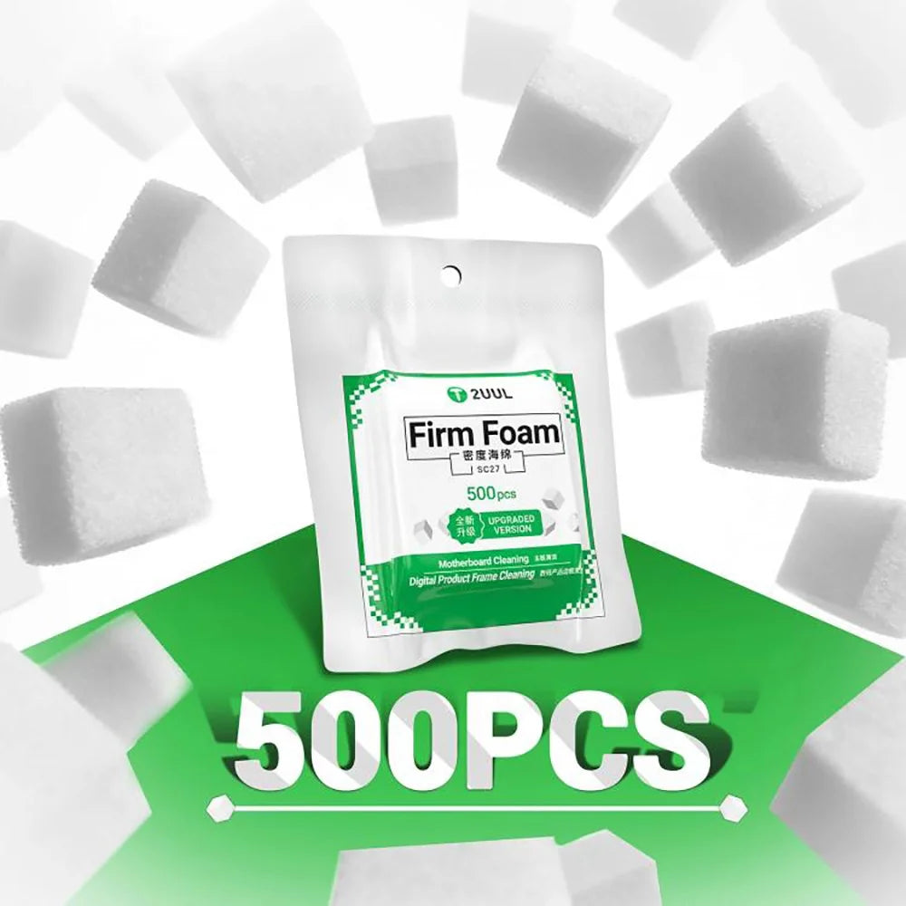 2UUL SC27 500Pcs Firm Foam Cleaning Sponge for Electronics Repair - 3