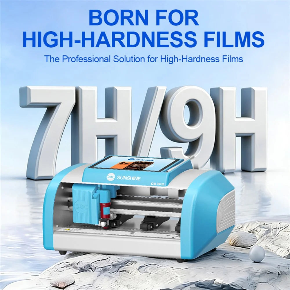 SUNSHINE C4 Pro Intelligent Blade Pressure Film Cutting Machine for 7H / 9H Screen Protectors - EU Plug - 3