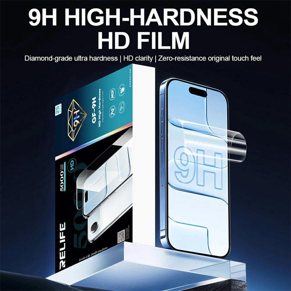 RELIFE GF-9H 25Pcs 9H Hardness Screen Protector Full Cover PET Hydrogel Film (Work with SUNSHINE C4 Pro / C4 Pro Max) - Transparent - 2