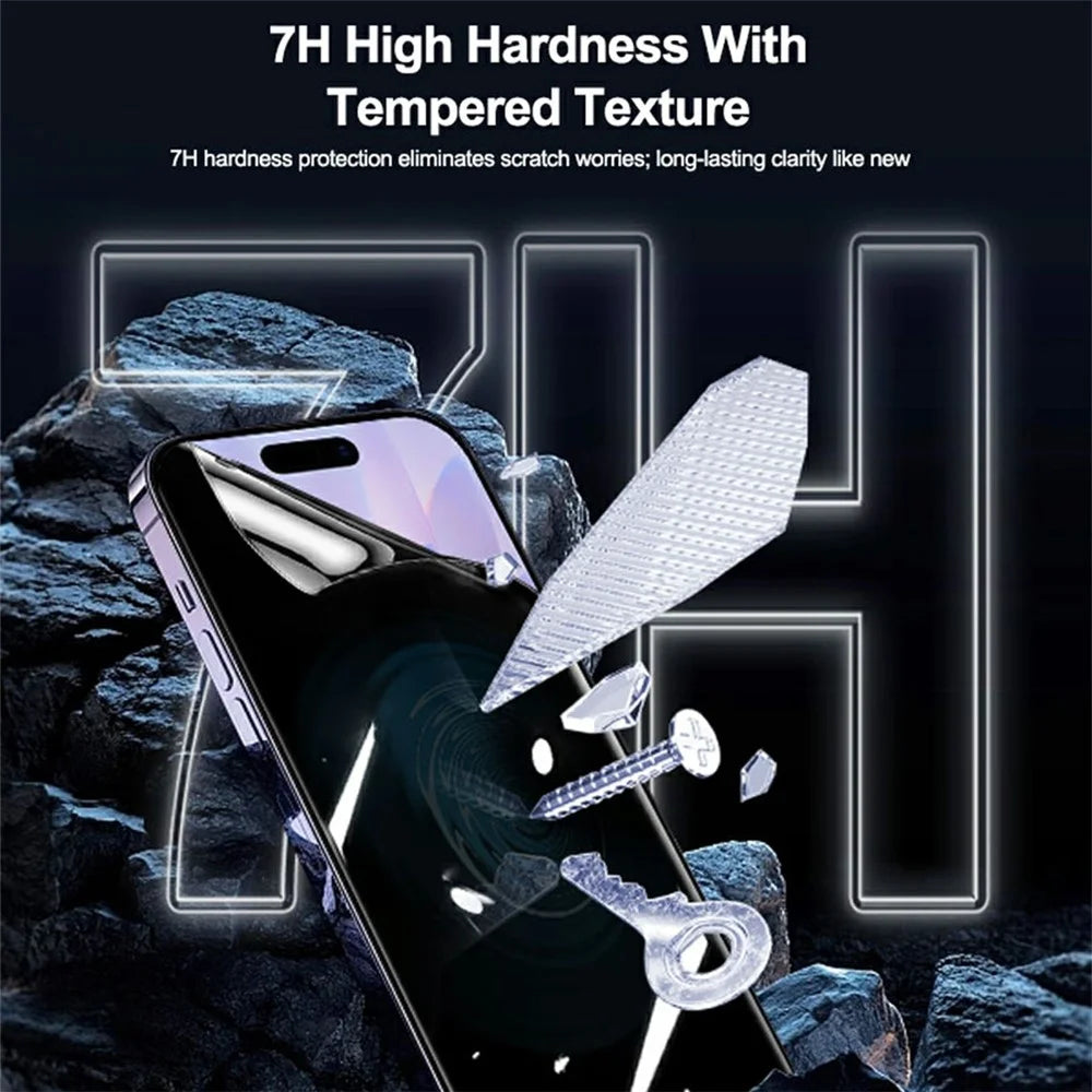 RELIFE GF-7HS 25Pcs 7H Hardness Anti-Spy Full Screen Protector PET Hydrogel Film (Work with SUNSHINE C4 Pro / C4 Pro Max) - Black - 3