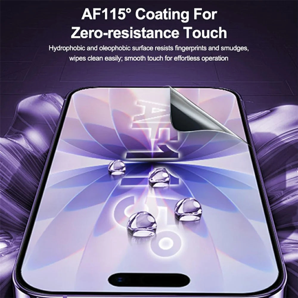 RELIFE GF-7HS 25Pcs 7H Hardness Anti-Spy Full Screen Protector PET Hydrogel Film (Work with SUNSHINE C4 Pro / C4 Pro Max) - Black - 4