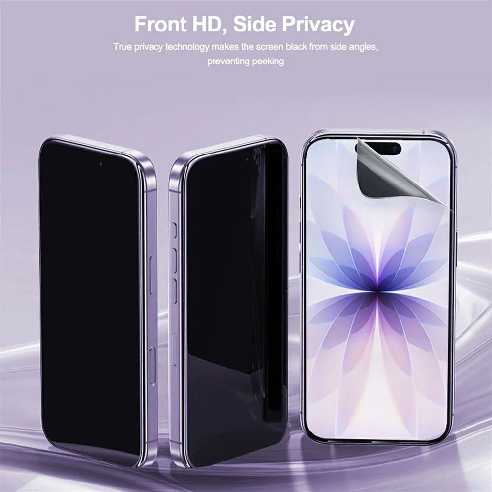 RELIFE GF-7HS 25Pcs 7H Hardness Anti-Spy Full Screen Protector PET Hydrogel Film (Work with SUNSHINE C4 Pro / C4 Pro Max) - Black - 5