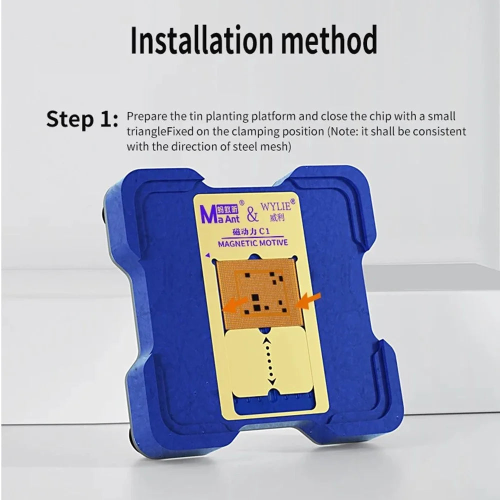 MAANT Magnetic Dynamic Tin Plating Platform CPU BGA Chip Repair Tool - 4