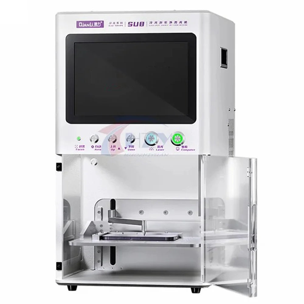 QIANLI SU8 Pro Cold Light Source UV Laser Machine Desktop Engraving Marking Equipment - EU Plug - 1