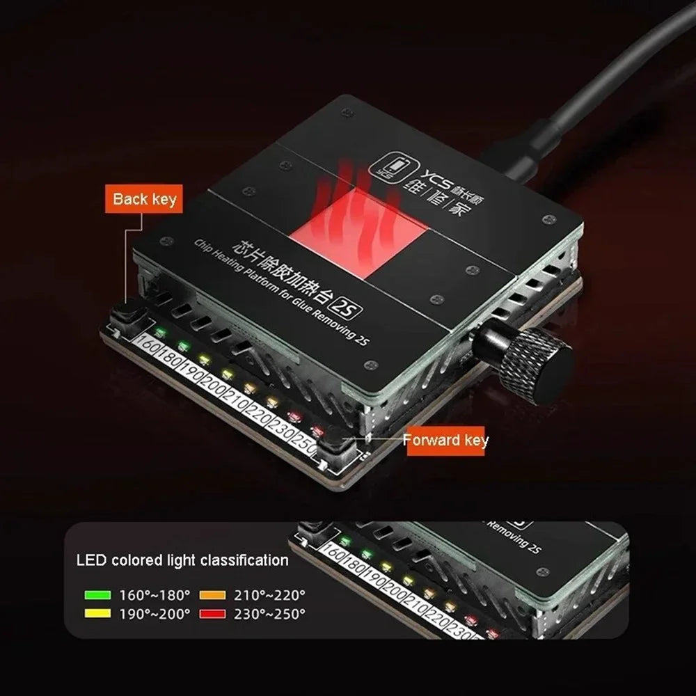 YCS 2S Chip Heating Platform for Glue Removing for Phone Repair - 3