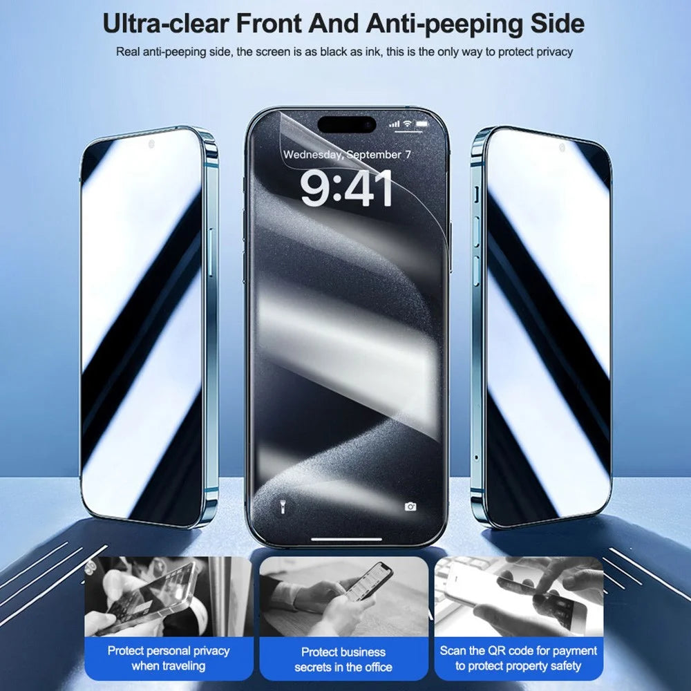 RELIFE GF-5MS 50Pcs Matte Privacy Hydrogel Film Anti-peep Full Screen Protector (Work with SUNSHINE C3 Mix Ultra) - 4