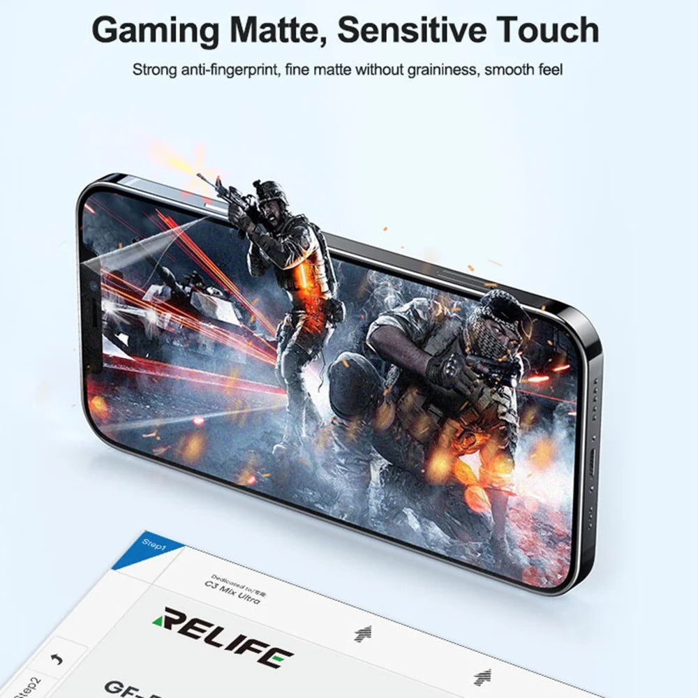RELIFE GF-5MS 50Pcs Matte Privacy Hydrogel Film Anti-peep Full Screen Protector (Work with SUNSHINE C3 Mix Ultra) - 5