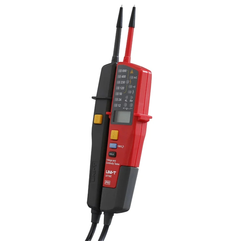 UNI-T UT18C Auto Range Voltage Meter Continuity RCD Tester LCD/LED Detector - 4