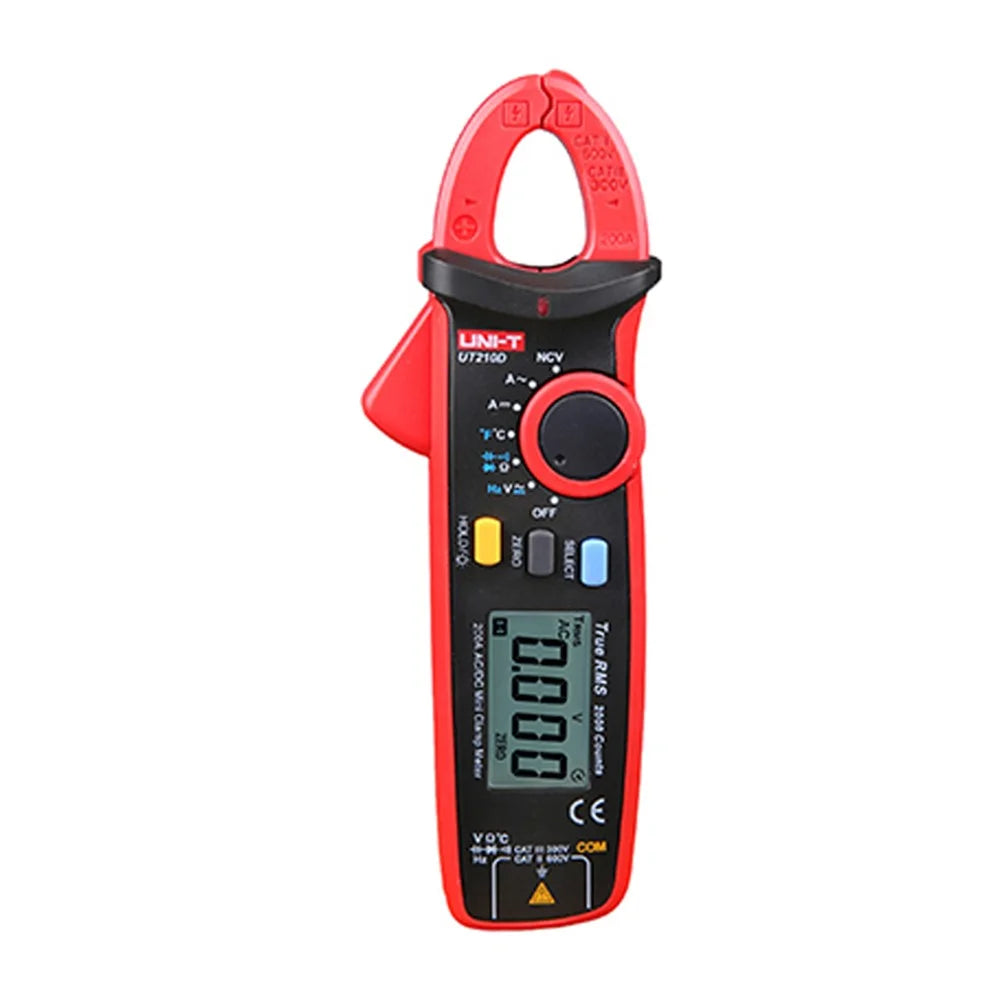 UNI-T UT210D Digital AC/DC Current Voltage Resistance Capacitance Clamp Meter Multimeter Temperature Measurement Auto Range - 5