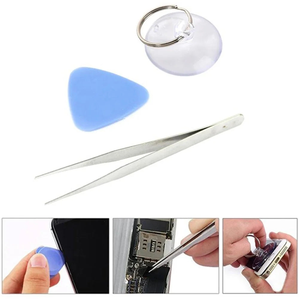 JF-8162 For iPhone Air 9 in 1 Battery Repair Tool Kit with Adhesive Pry Tools Screwdriver Set - 3