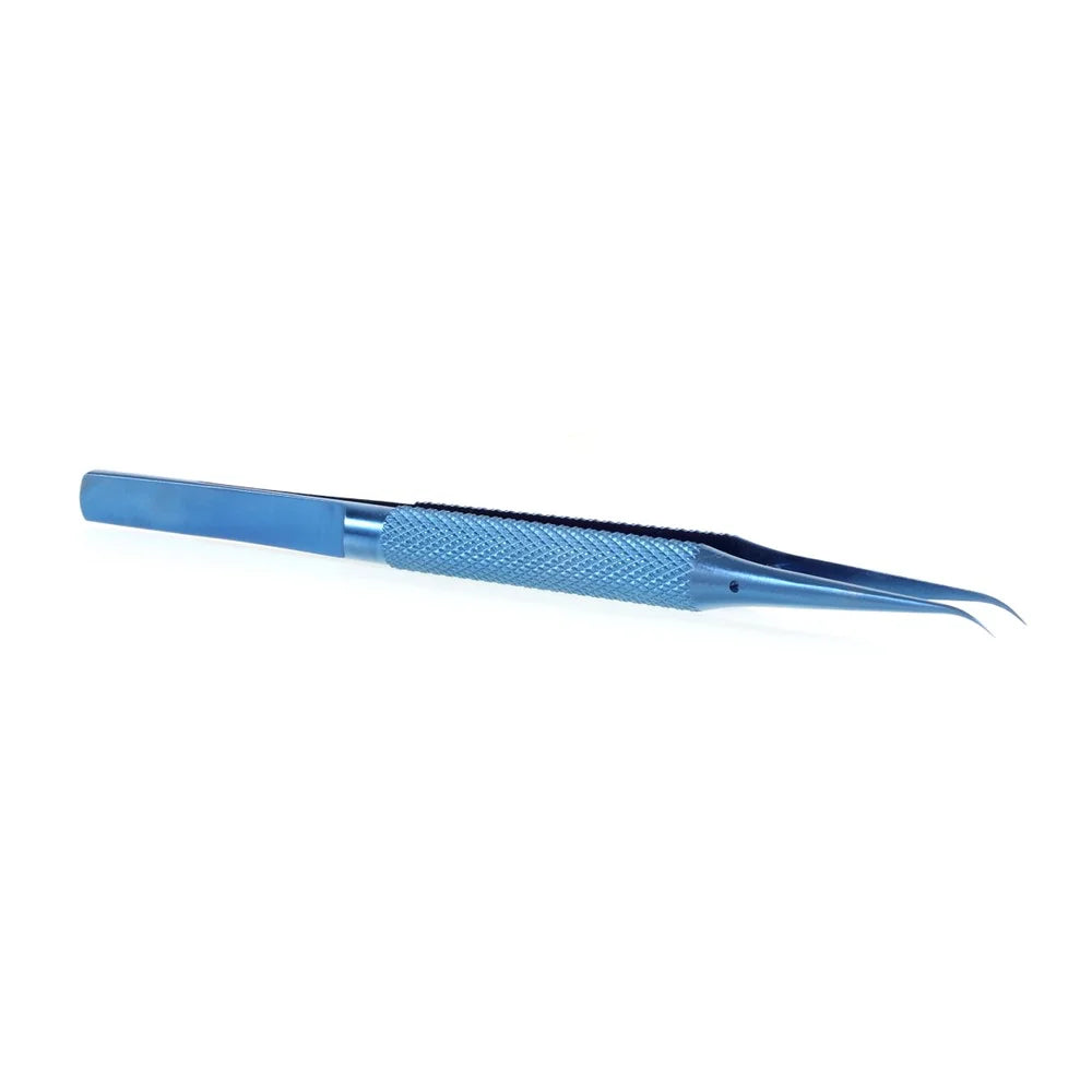 RELIFE RT-15C 0.15mm Ultra High Precision Flying Wire Tweezer for Mobile Phone Mainboard Maintenance - Curved Tip - 5
