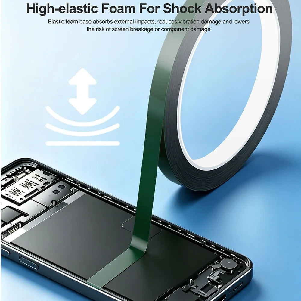 RELIFE HX1 5 Rolls 5mm Width Mobile Phone Sealing Tape Double-sided Adhesive Tape for Screen Repair , Length: 10m - 4
