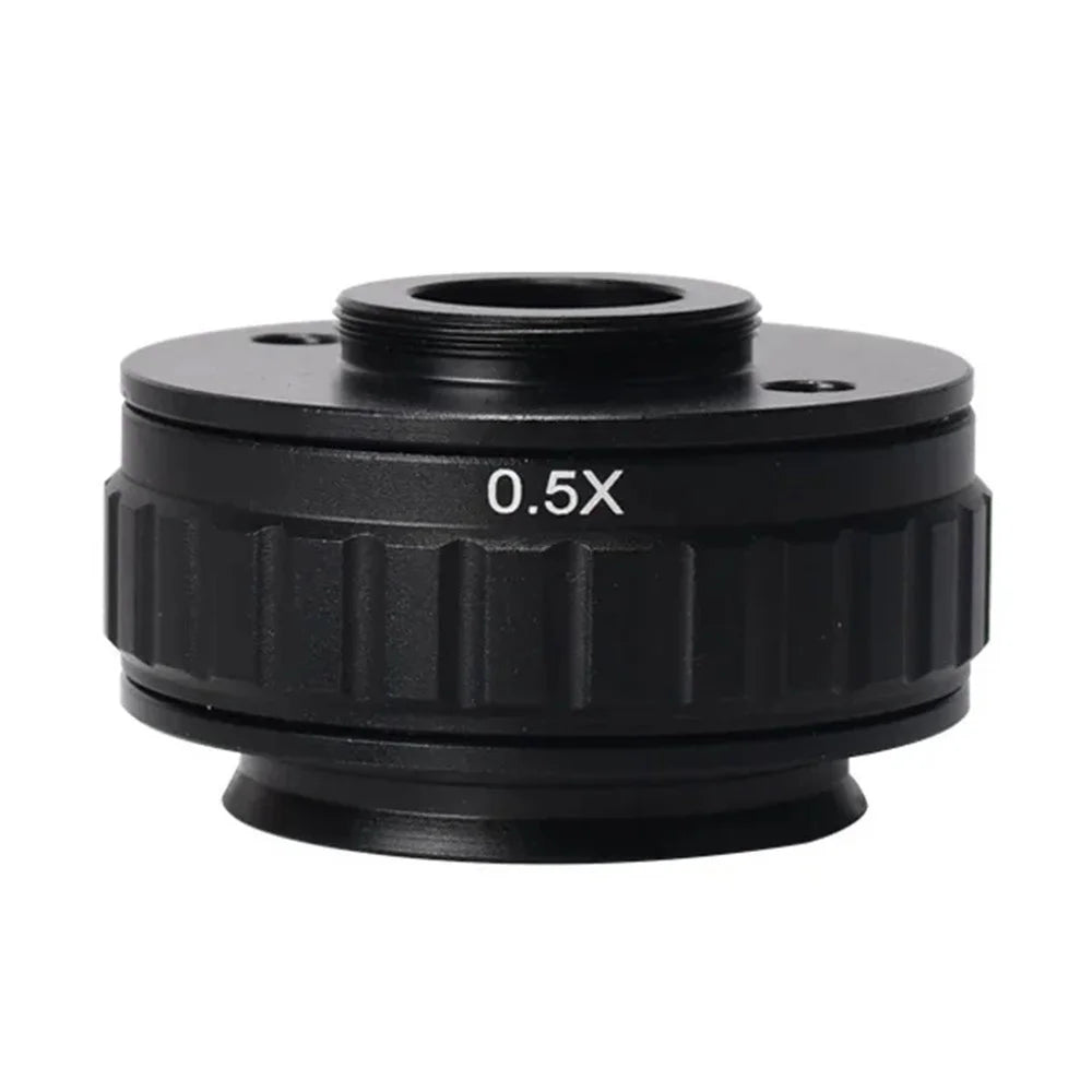 RF4 0.5X Microscope Camera Lens Adapter CTV C-Mount Reducer Lens for HAYEAR AmScope Stereo Microscope - Black - 2