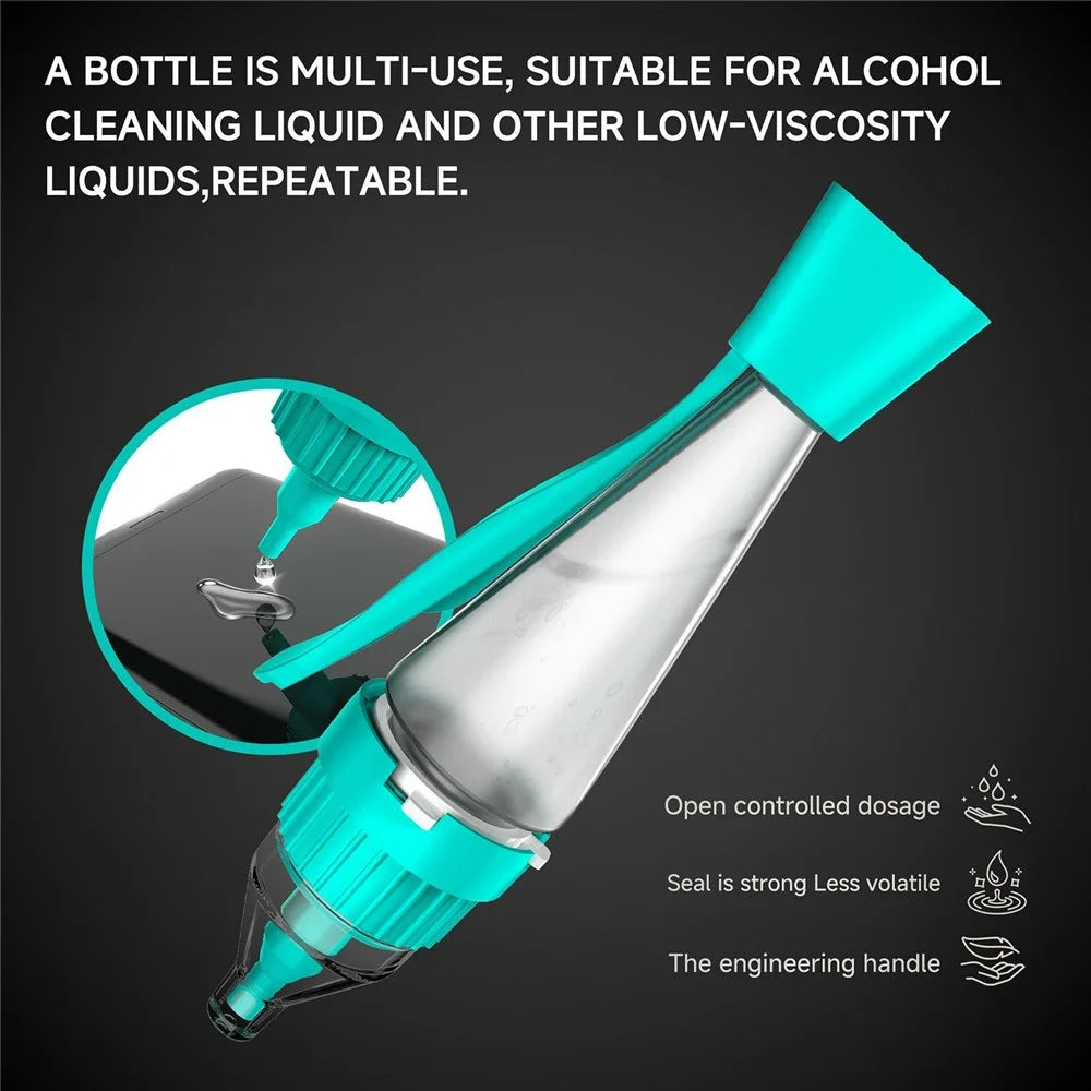 RF4 RF-B20 20ml Multi-Use Squeeze Bottle Alcohol Dispenser Refillable Empty Bottle for Phone Repair - 2