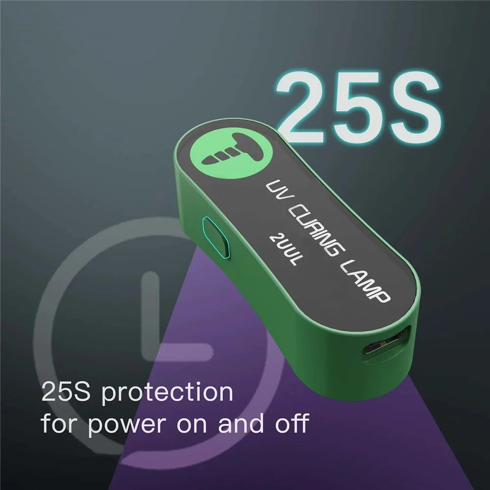 2UUL SC08 Mini UV Curing Lamp Dual Band 365-395nm 350mAh Portable Wireless UV Light - 2