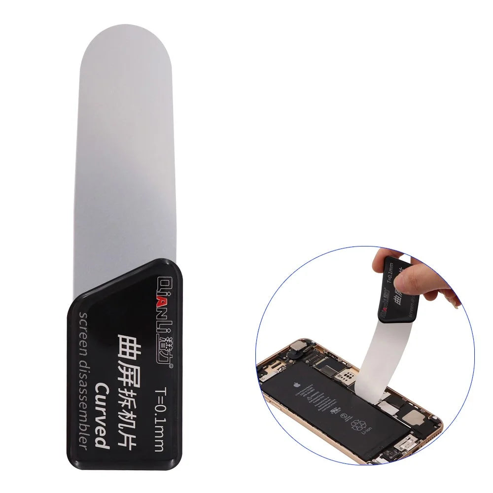 10Pcs Curved Screen Disassembler 0.1mm High Toughness LCD Opening Tool - 1