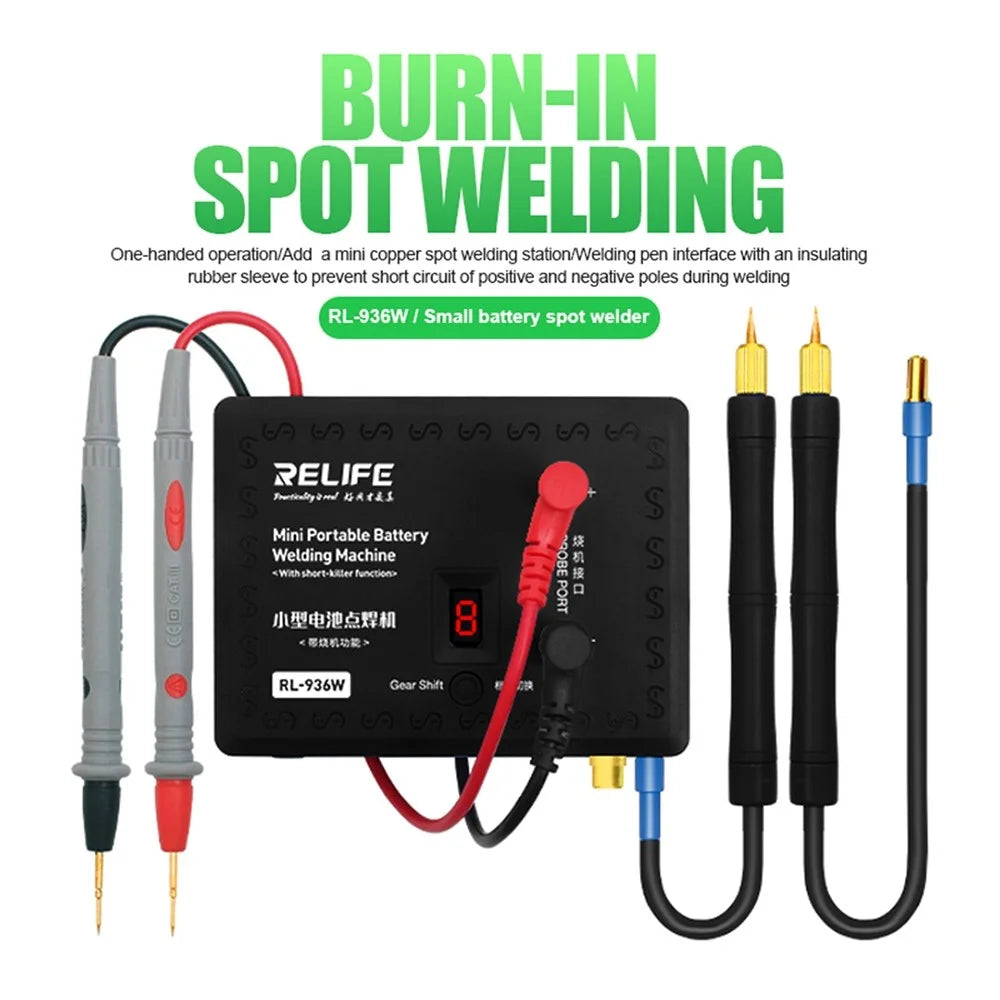 RELIFE RL-936W V3.0 Mini Portable Battery Welding Machine Portable Spot Welding with 8 Gears Adjustable - 2