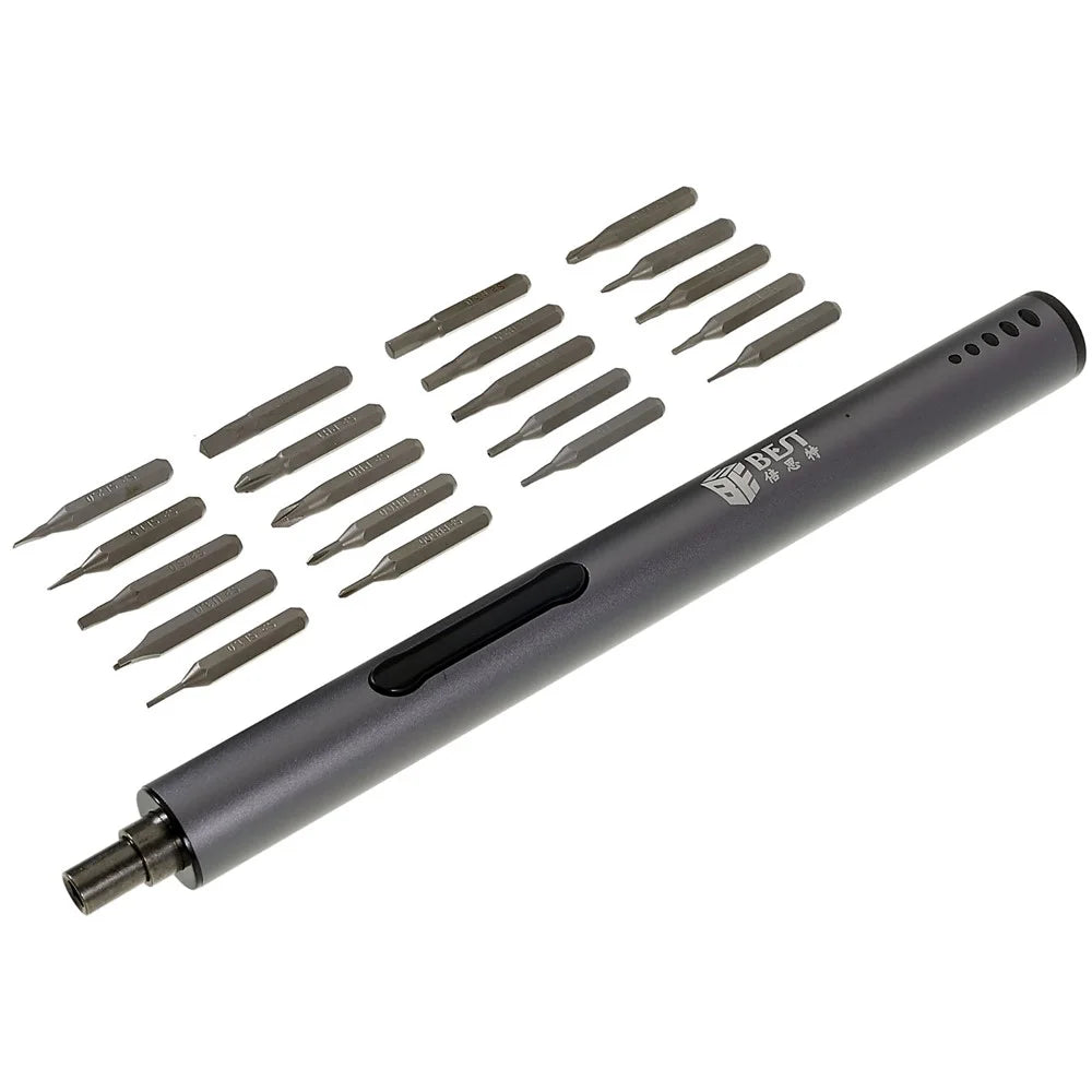 BEST BST-9911A Professional Rechargeable Magnetic Electric Screwdriver Repair Tool with LED Light - 1