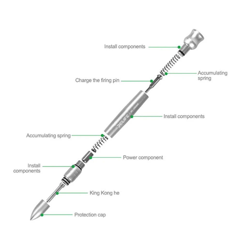 RELIFE RL-066B Phone Glass Back Cover Blasting Pen Cellphone Rear Cover Lens Module Disassembly Tool - 6