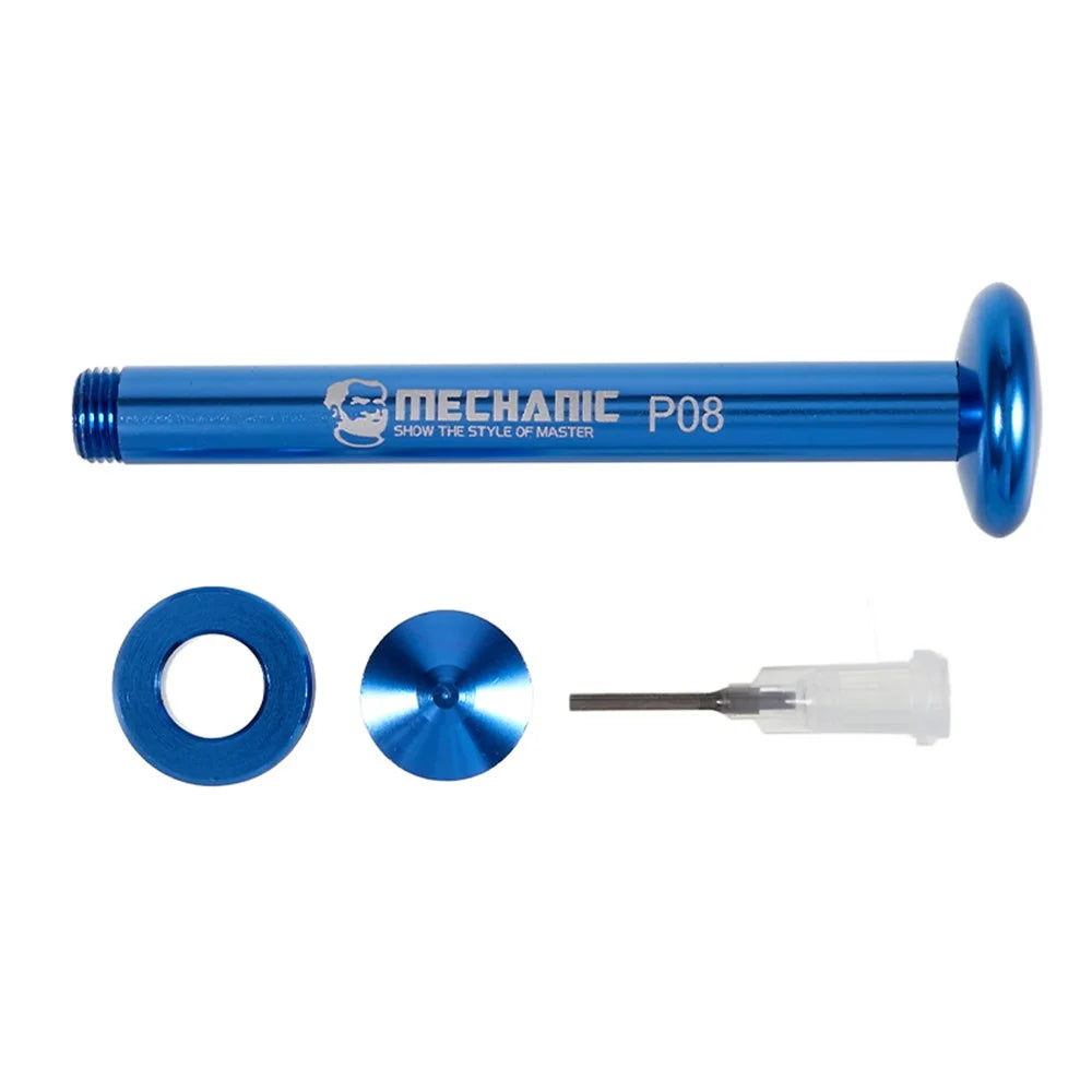 MECHANIC P08 Solder Paste Flux Booster Aluminum Alloy Tube Piston Manual Syringe Plunger for Phone Repair - 1