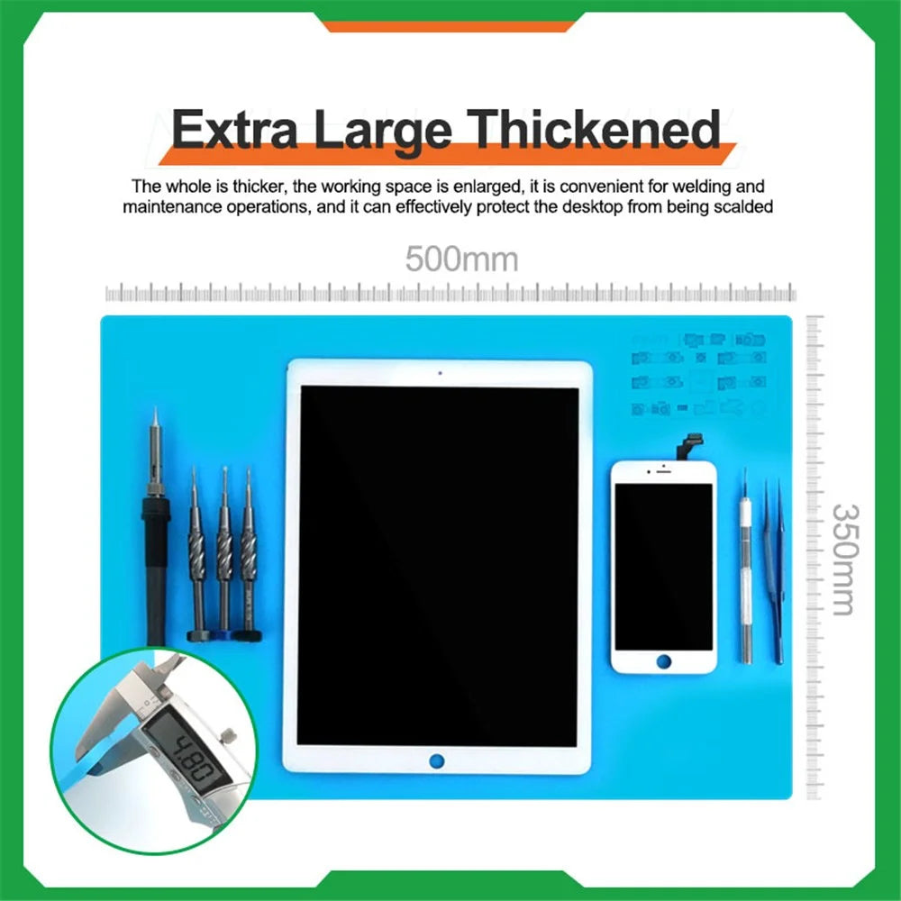 RELIFE RL-004FA Soldering Mat Silicone High Temperature Resistant Repair Insulation Pad - 4