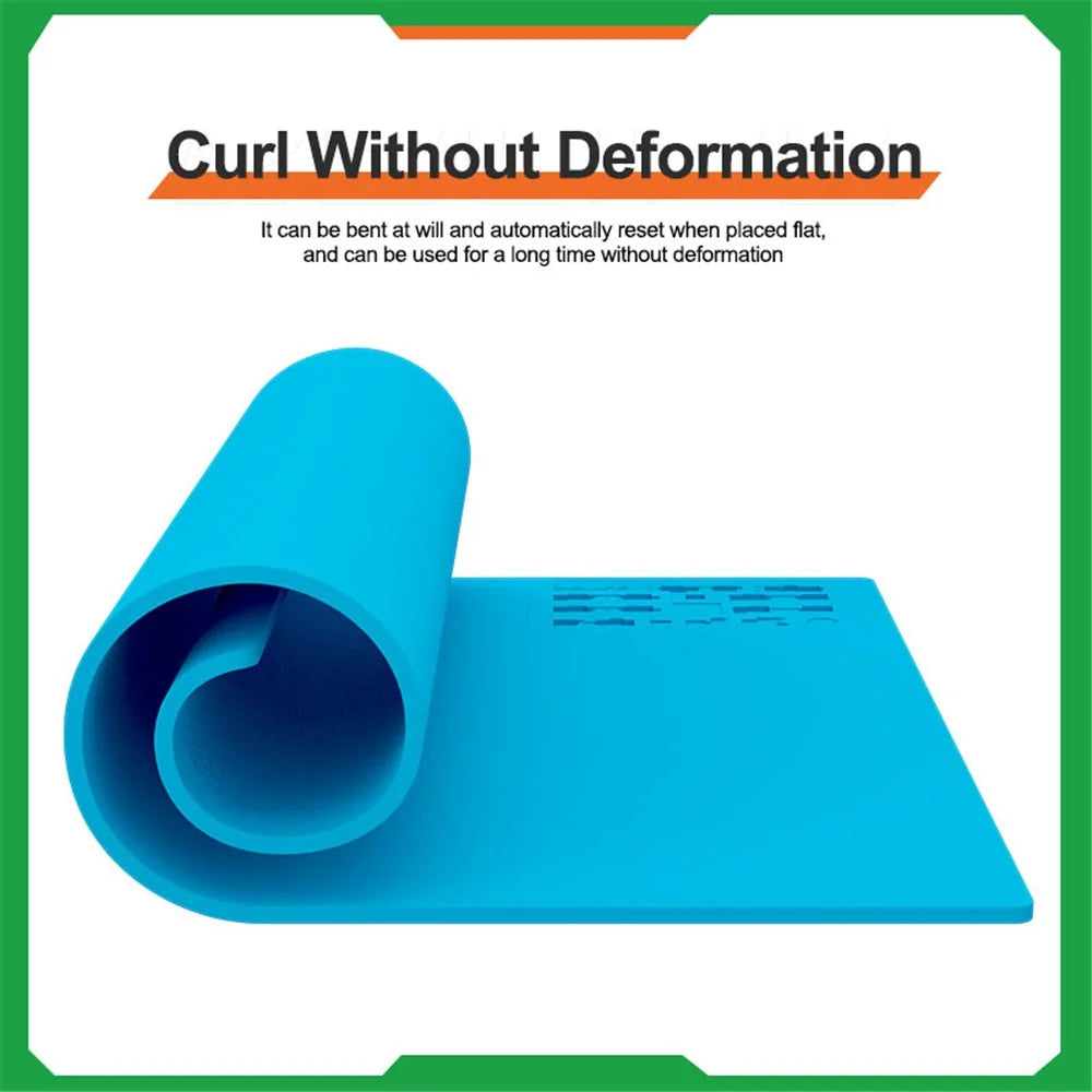RELIFE RL-004FA Soldering Mat Silicone High Temperature Resistant Repair Insulation Pad - 7