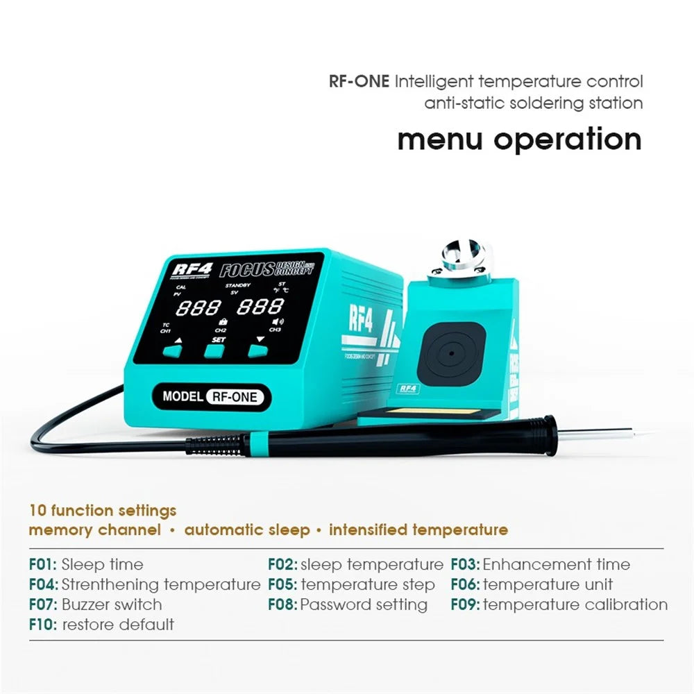 RF4 RF-ONE Smart Soldering Iron Anti Static Welding Station Phone Motherboard Repair Tool - US Plug - 4