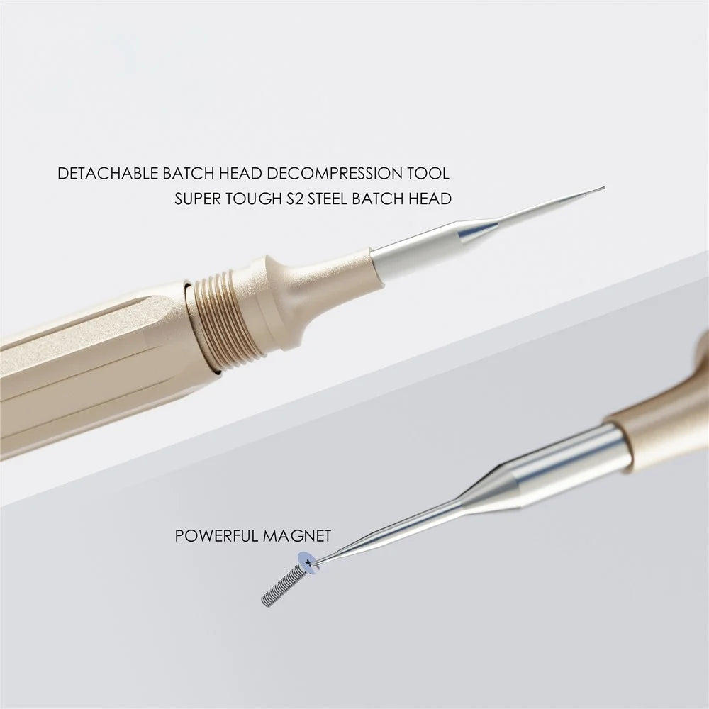 RF4 RF-SD10 5Pcs Double Bearing Rotary Screwdriver Set Handheld Precision Screwdriver Tool Kit for Cell Phones, Tablets - 6