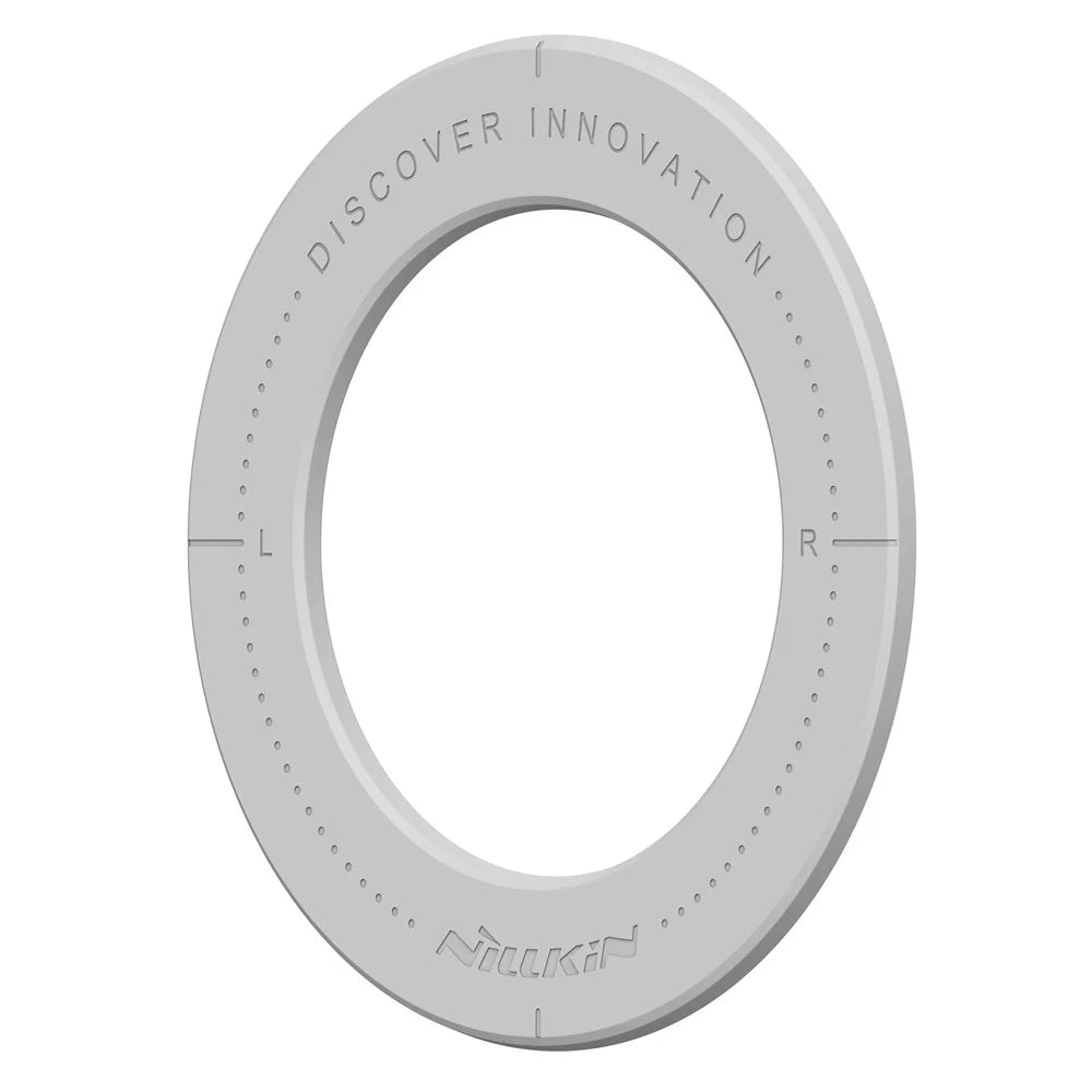 NILLKIN 2Pcs Snaplink Ultra Magnetic Sticker Magnetic Adapter Ring - Grey - 3