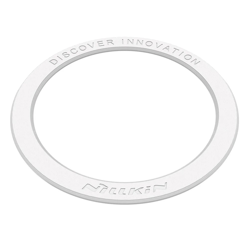 NILLKIN SnapLink Air 2Pcs Mobile Phone Magnetic Sticker Charging Adsorption Ring Compatible with Magsafe Wireless Charger - White - 6