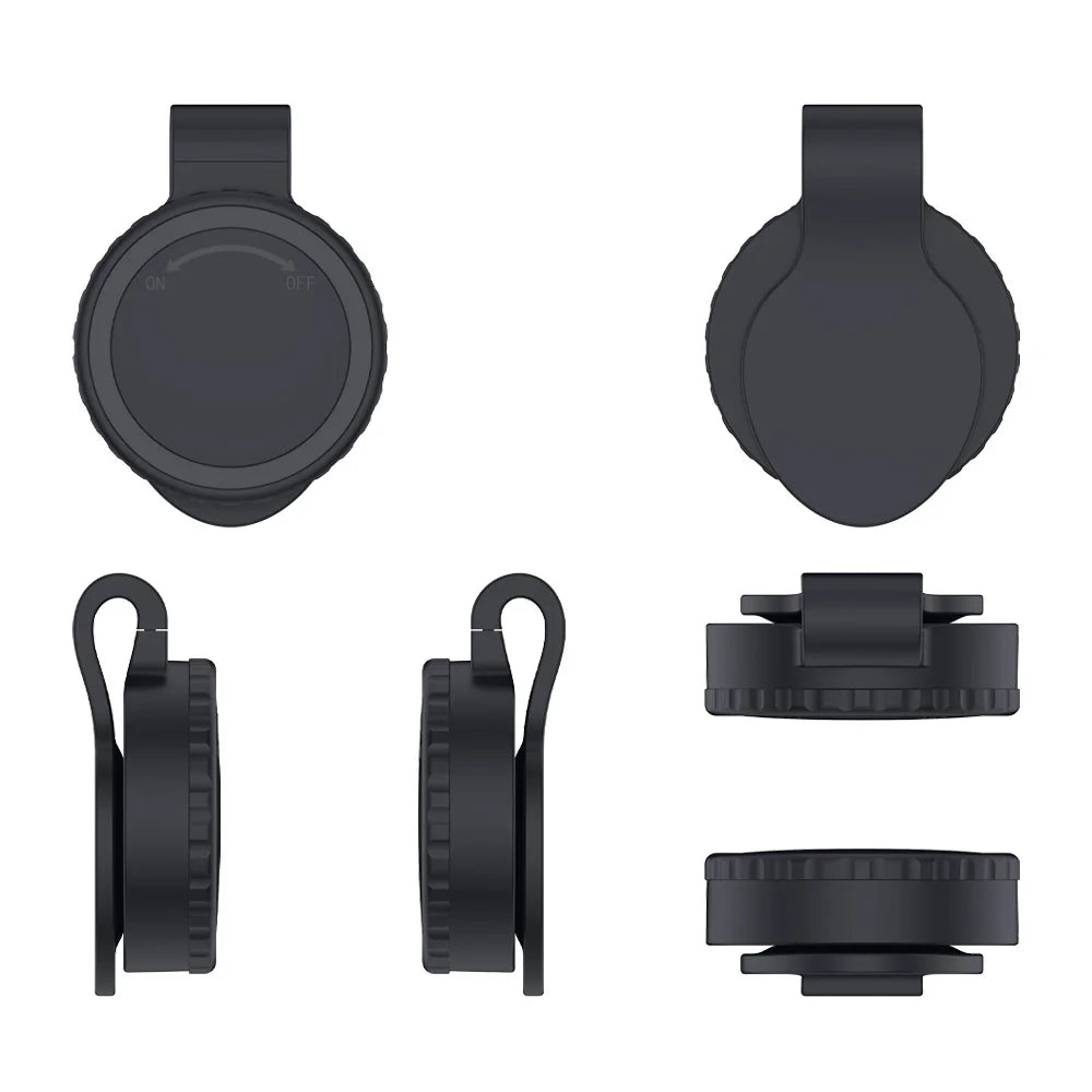 For Apple AirTag Secure Holder with Clip PC Hard Case Waterproof Portable Protector Attach to Backpack, Clothing - 2