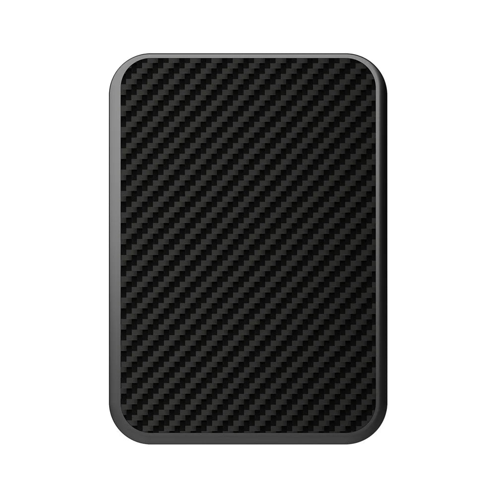 NILLKIN FiberMate Magnetic Phone Card Bag Ultra Slim Aramid Fiber RFID Blocking Card Holder with Stand Function - Black - 2
