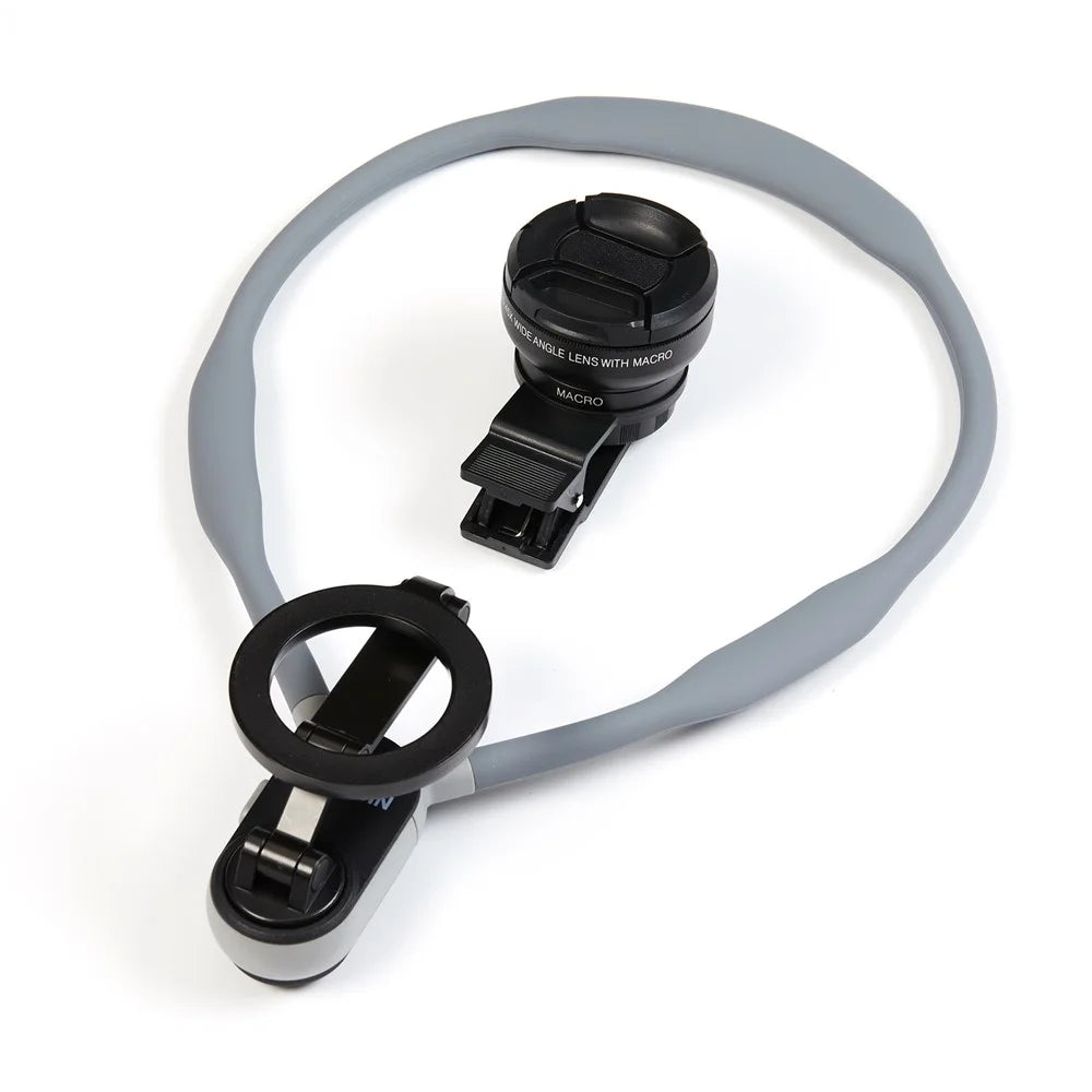 TELESIN Effortless Mobile Vlogging Set Neck Mount + APEXEL Wide Angle Lens - Go Extreme - 2