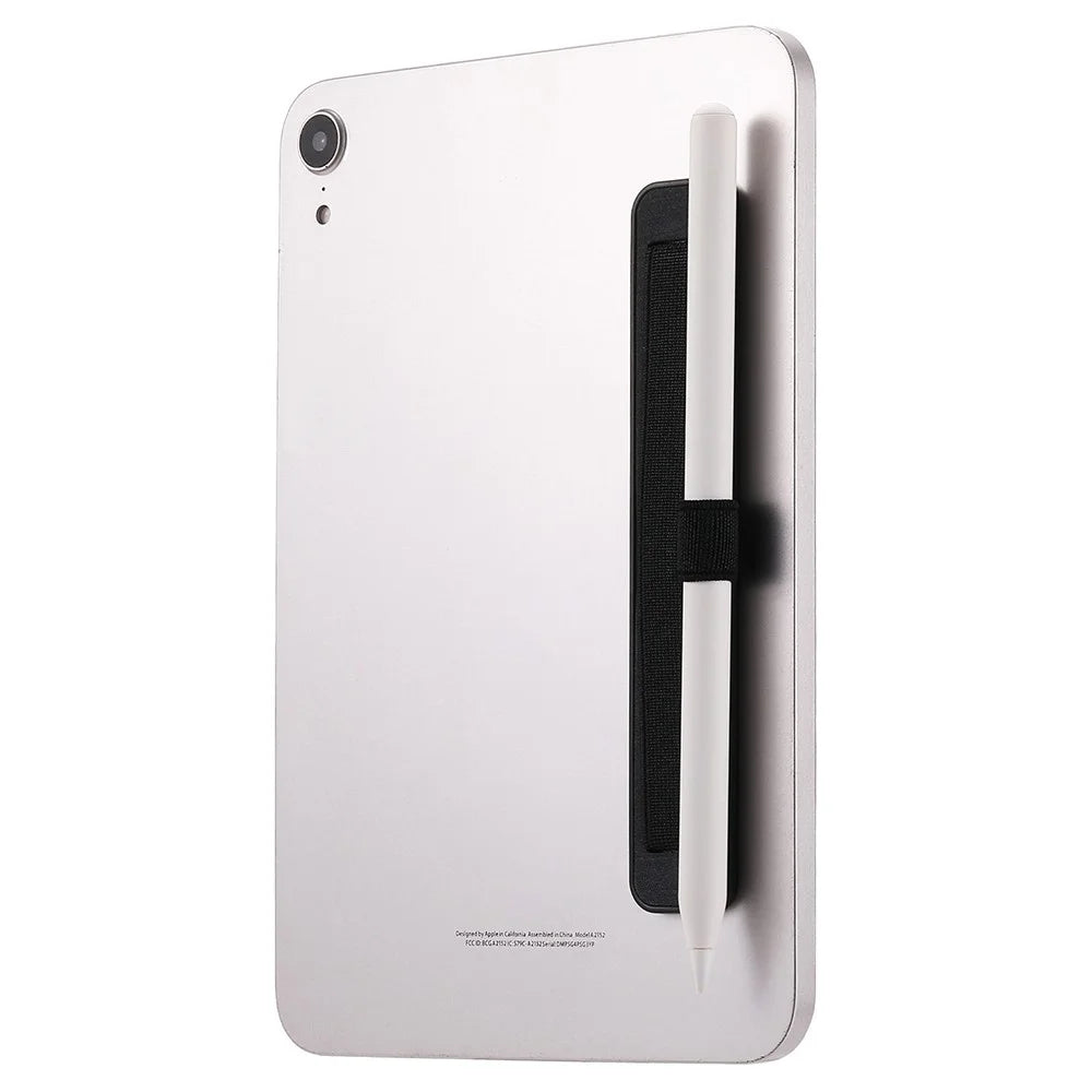 SP-02 Stylus Holder Pen Loop Self Adhesive Elastic Pen Holder Wrsit Strap for Tablets / Phones - Black - 1