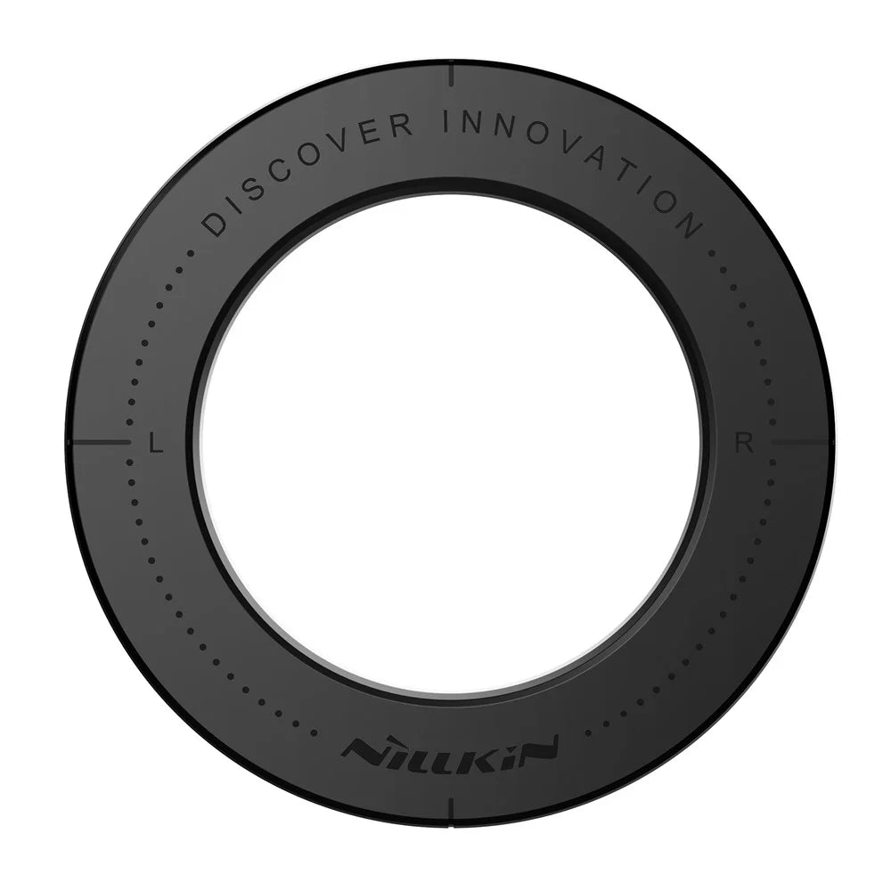 NILLKIN 2Pcs SnapHold Ultra Magnetic Sticker Self-adhesive Wall Mount Holder - Black - 2
