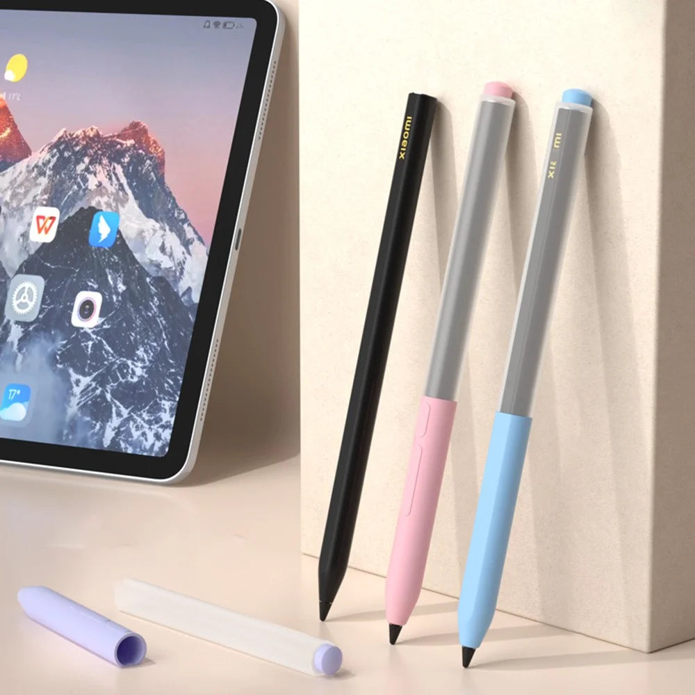 For Xiaomi Smart Pen (3rd Generation) Silicone Sleeve Stylus Pencil Protective Case - Sky Blue - 5