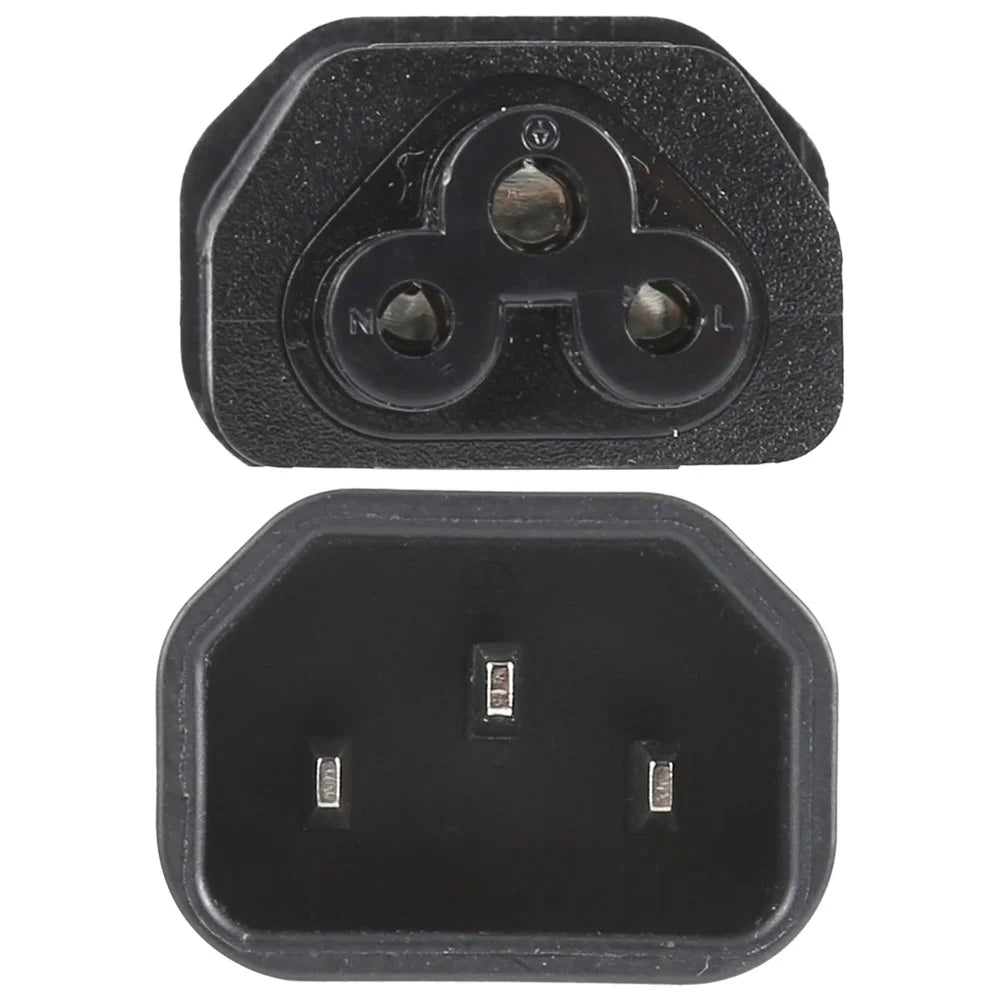 C5 to C14 AC Power Plug Adapter Converter Socket - 3