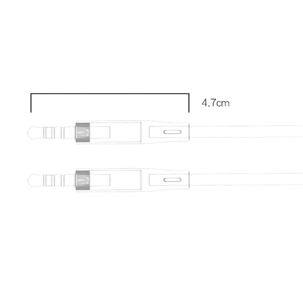 YESIDO YAU43 3.5mm Headphone Audio Cable Extension Cord 1m AUX Male to Male Wire - 6