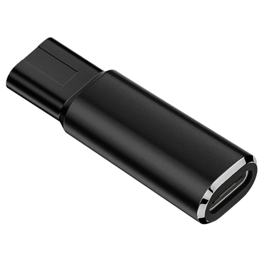 For Philips Shaver Hair Clipper Type-C to 4.3V Aluminum Alloy Charger Adapter - Black - 2