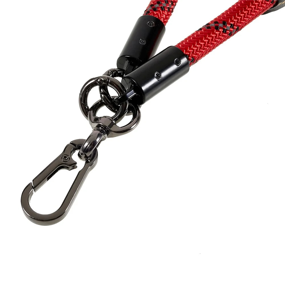 30cm Thickened Lanyard Hand Wrist Strap for Phone, USB Flash Drive, Keychain, ID Name Tag - Red - 2