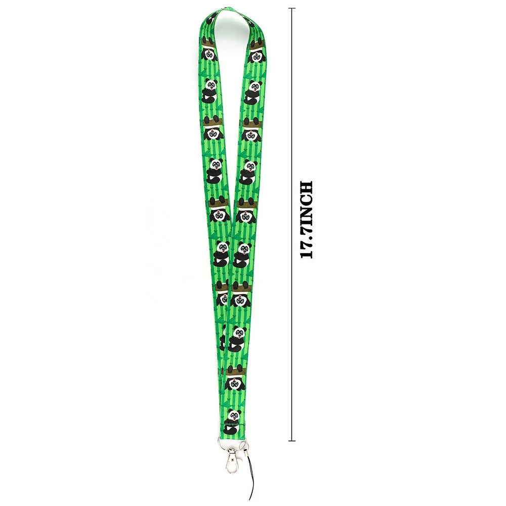 Cute Panda Pattern Phone Neck Strap ID Badge Card Holder Universal Cell Phone Nylon Lanyard - AL413-21 - 6