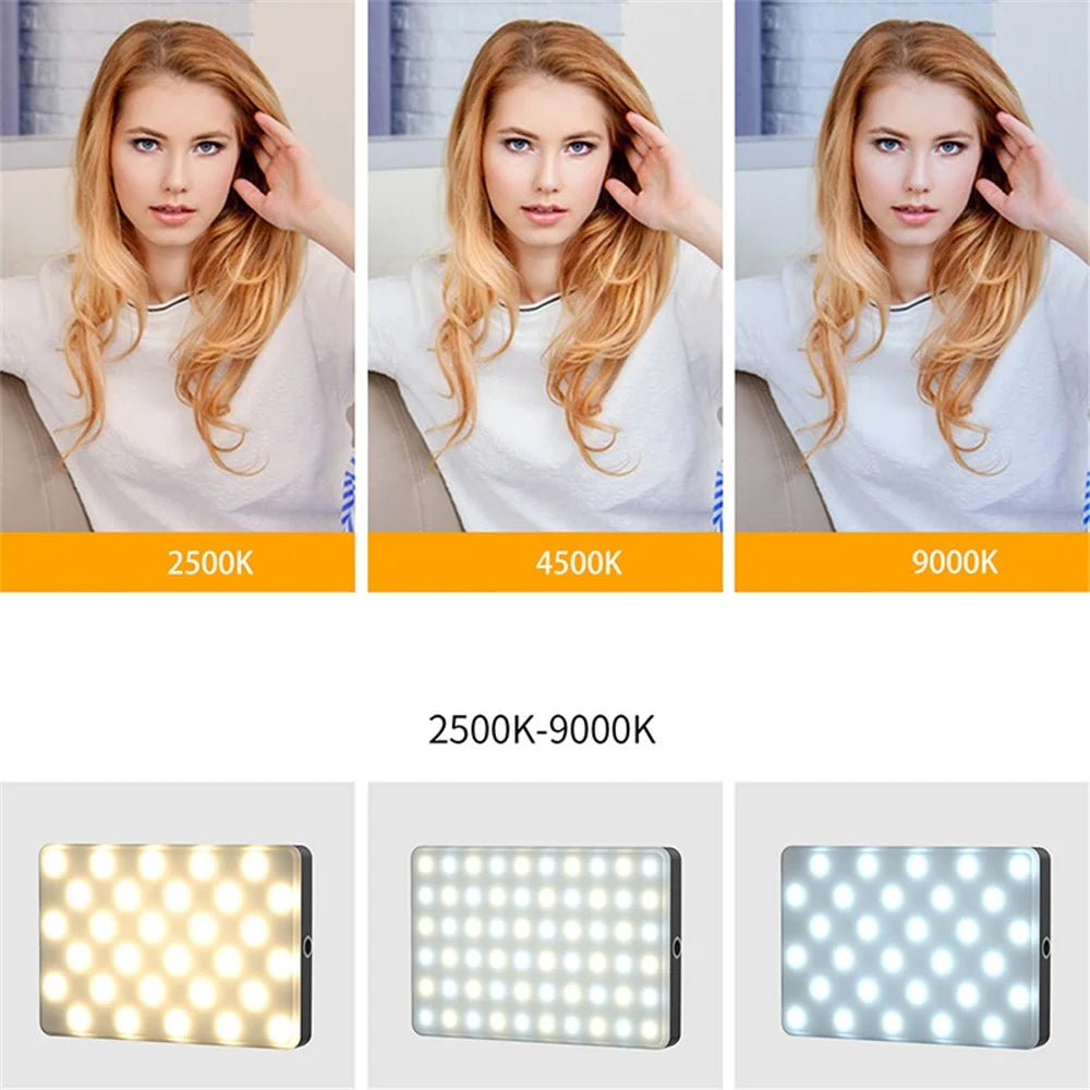 V16R 24 Effects RGB Light Clip-On Pocket Fill Light for Mobile Phone / Tablet / Laptop, without Screen - 3