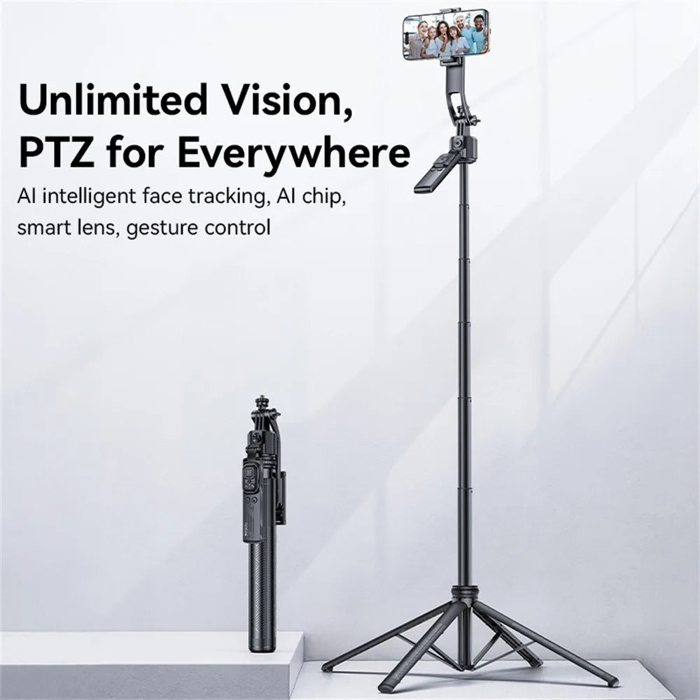 YESIDO SF23 AI Face Tracking Tripod for 360 Degree Panoramic Shooting Bluetooth-Compatible Selfie Stick - 2
